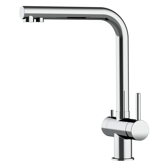 3 Wege Wasserhahn Atessa - Edelstahl glänzend – Bild 2