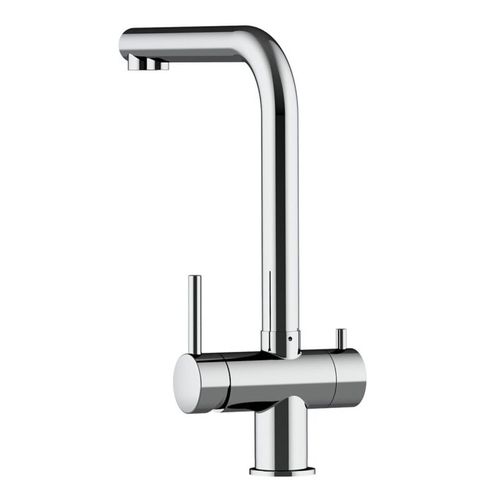 3 Wege Wasserhahn Atessa - Edelstahl glänzend – Bild 4