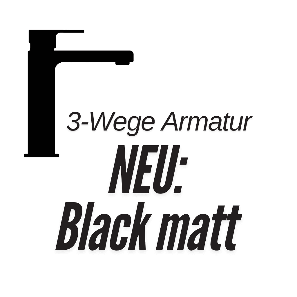 HeimQuell - 3-Wege-Armatur Basico Black - 4 3-Wege-Armatur Basico Black – Bild 4